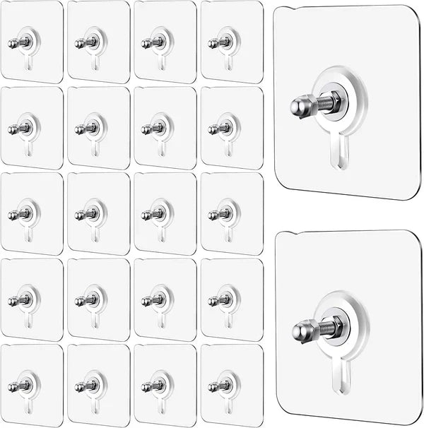 Self Adhesive Heavy Duty Hooks ( Pack Of 40 )