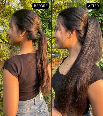 Long Straight Claw Clip On Ponytail Hair Extensions - 34Inch